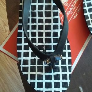 Coach Wedge Flip Flops